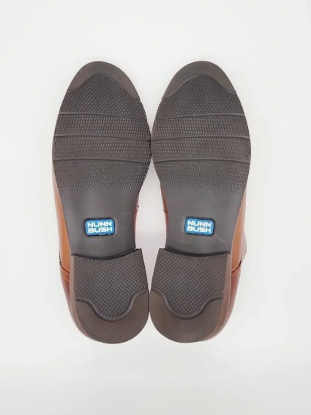 NUNN BUSH Men’s Size 11 M Tan Brown Leather Cap Toe Lace-Up Oxford Shoes EUC